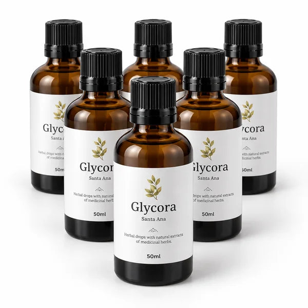 Six bottles of Glycora Santa Ana, three plus three free